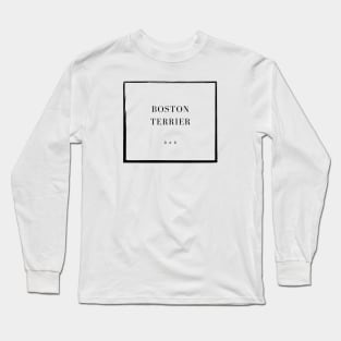 Boston Terrier Long Sleeve T-Shirt